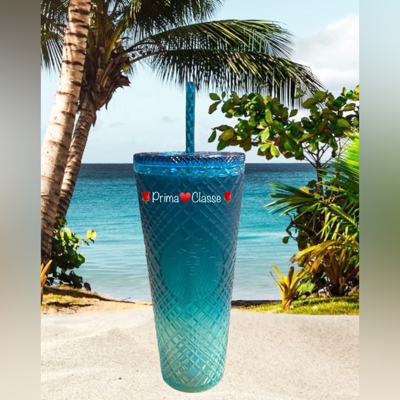 Starbucks Ombre Jade Jeweled Cup Crystal Bling Tumbler Cold Venti 24oz New 2023 - Picture 11 of 15
